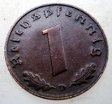 B.064 GERMANIA 1 REICHSPFENNIG 1938 D, Europa, Bronz
