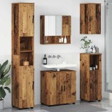 Cumpara ieftin Set de mobilier pentru baie 5 pcs Lemn vechi 61 x 35 x 64 cm
