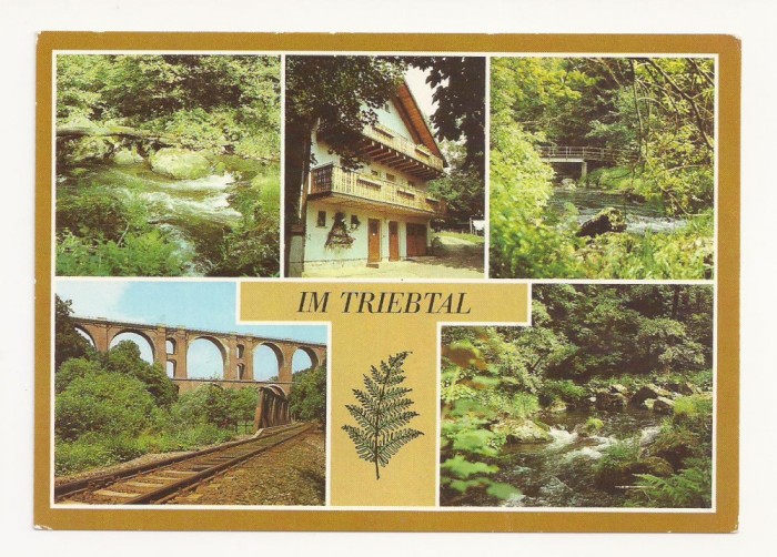 SG2-Carte Postala-Germania- DDR - Im Triebtal .necirculata 1983
