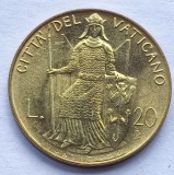 244. Moneda Vatican 20 lire 1980 (Fortitude), Europa