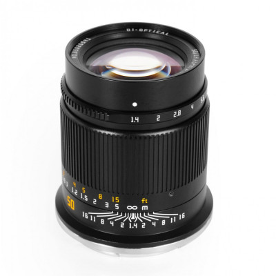 Obiectiv TTArtisan 50mm f/1.4 Negru pentru Nikon Z-Mount DESIGILAT foto