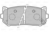VALEO 301841 FIRST set placute frana,frana disc