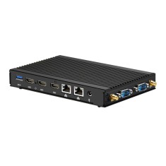 Industrial fanless miniPC BD08-N150, Intel Twin lake-N N150 3.6Ghz 4 Core, SSD: 256 GB NVMe, RAM: 8 GB, 2*LAN 2.5Gb