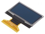 Afișaj OLED Grafic 1.28&quot; 128x64 Alb