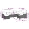 Patio Sofa Set 9-Locuri Bej combinat - 8