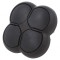 Comutator cu 4 poziții 22mm negru M22S-D4-S