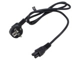 Cablu 3x0,75mm2 CEE 7/7 ştecăr &icirc;n unghi IEC C5 mamă POS