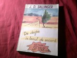 B1s/3. J. D. Salinger - De veghe in lanul de secara, Ed. Sfinx 1992 , 176pag