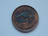 Half penny 1948 AUSTRALIA, Australia si Oceania