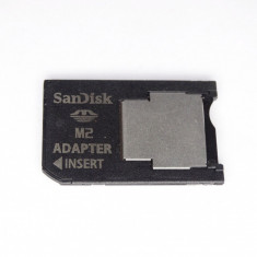 Adaptor Card memorie M2 la Memory Stick Pro Duo SanDisk