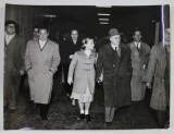 PALMIRO TOGLIATTI SOSIND LA CONGRESUL AL VIII - LEA AL P.C.I. , ROMA , FOTOGRAFIE DE PRESA , 1956