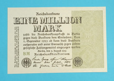 Germania 1.000.000 Mark 1923 &amp;#039;Reichsbanknote&amp;#039; UNC foto