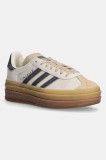 adidas Originals sneakers din piele Gazelle Bold culoarea bej, JQ5126