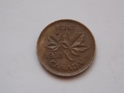 1 CENT 1938 CANADA foto