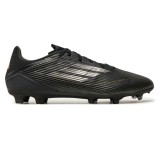 Ghete Fotbal Adidas F50 League FG/MG Negru - Gazon Natural si Artificial - Fiberskin Sprintgrid Accelerare
