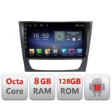 Navigatie Mercedes W211 W219 F-090 Octa Core cu Android Radio Bluetooth Internet GPS WIFI DSP 8+128GB 4G CarStore Technology