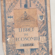 bnk div CEC - libret de economii - 1938