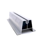 Sina mini-rail tip H din aluminiu suport panouri solare fotovoltaice H40/330 mm