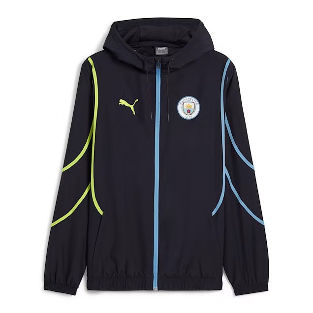Manchester City geacă de fotbal pentru bărbați Pre-Match navy - L