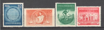 Romania.1952 Congres international al studentilor Bucuresti XR.278 foto