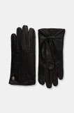 Kurt Geiger London mănuși de piele culoarea negru, 5071500109