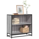 VidaXL Bibliotecă, gri sonoma, 80,5x35x76 cm, lemn prelucrat 849107