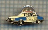 Y 532 INSIGNA - AUTOMOBILISTICA - POLIS- MASINA DE POLITIE -PENTRU COLECTIONARI