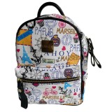 Rucsac dama, PU Leather, Paris, 22cm x 28cm x 14cm