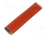Manşon electroizolant fibră de sticlă cărămiziu FAVIER -60&divide;250&deg;C