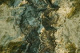 Tablou Canvas, "Texturi și Vibrații Naturale Abstracțiuni", Pietre, Texturi, Valuri, Contrast, Auriu, Verde, Abstract, Natură, Suprafețe, Mișcare, 39