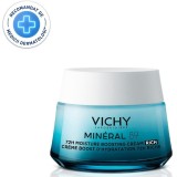 Crema intens hidratanta 72H, Vichy Mineral 89 cu acid hialuronic si niacinamida pentru tenul uscat, 50 ml