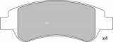Set placute frana,frana disc PEUGEOT 307 Estate (3E) (2002 - 2016) KRIEGER 0950006316