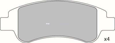Set placute frana,frana disc PEUGEOT 206 Hatchback (2A/C) (1998 - 2016) KRIEGER 0950006316 foto