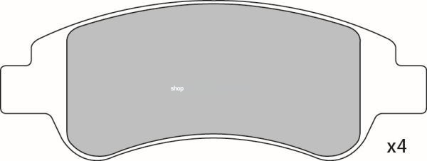 Set placute frana,frana disc PEUGEOT 206 Hatchback (2A/C) (1998 - 2016) KRIEGER 0950006316