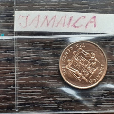 SET 3 MONEDE JAMAICA - 5 CENTS 1993, 10 CENTS 1995 SI 1 DOLLAR 1995, AUNC/UNC