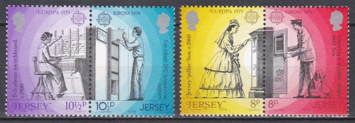 Jersey 1979 - EUROPA - Poștă și telecomunicații, MNH