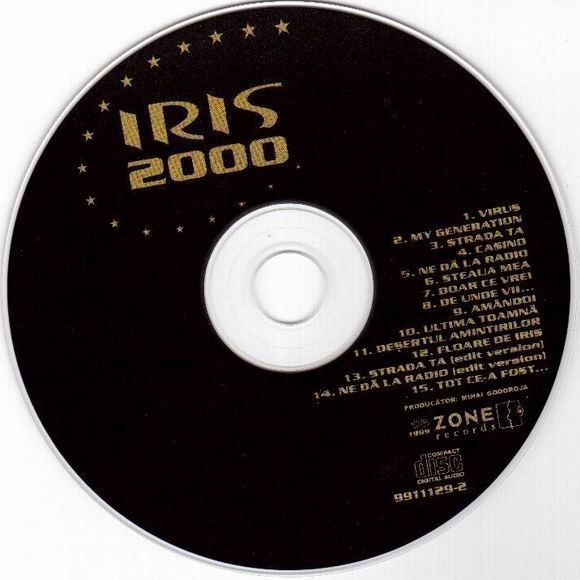 Iris - 2000, CD, fara coperti