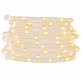 Cablu luminos cu 120 LED-uri, alb cald, 5 m, PVC