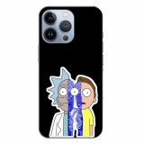 Husa compatibila cu Apple iPhone 13 Pro Silicon Gel Tpu Model Rick And Morty Connected