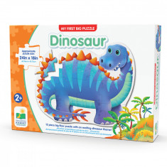 Jucarie Primul meu puzzle de podea-Dinozaur, The Learning Journey, Multicolor