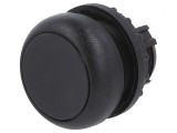 Comutator apăsare 22mm negru