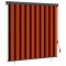 vidaXL Jaluzea Rulou de Exterior Dungi portocaliu și alb 180 x 250 cm 362086