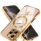 Huse silicon cu incarcare wireless compatibila cu Iphone 16 Pro Max Auriu
