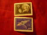 Serie Bulgaria 1961 - Cosmos - Vostok 2 , 2 valori, Nestampilat