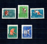 DPR Korea 1964 - Jocurile Olimpice, sport, serie nestampilata