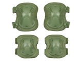 Set Cotiere si Genunchiere Model C 8Fields Olive