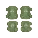 Set Cotiere si Genunchiere Model C 8Fields Olive