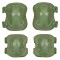 Set Cotiere si Genunchiere Model C 8Fields Olive