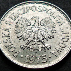 Moneda 1 ZLOT - POLONIA, anul 1975 *cod 2809 B