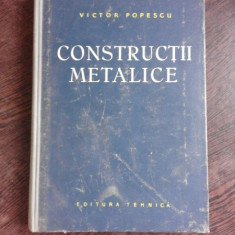 CONSTRUCTII METALICE - VICTOR POPESCU